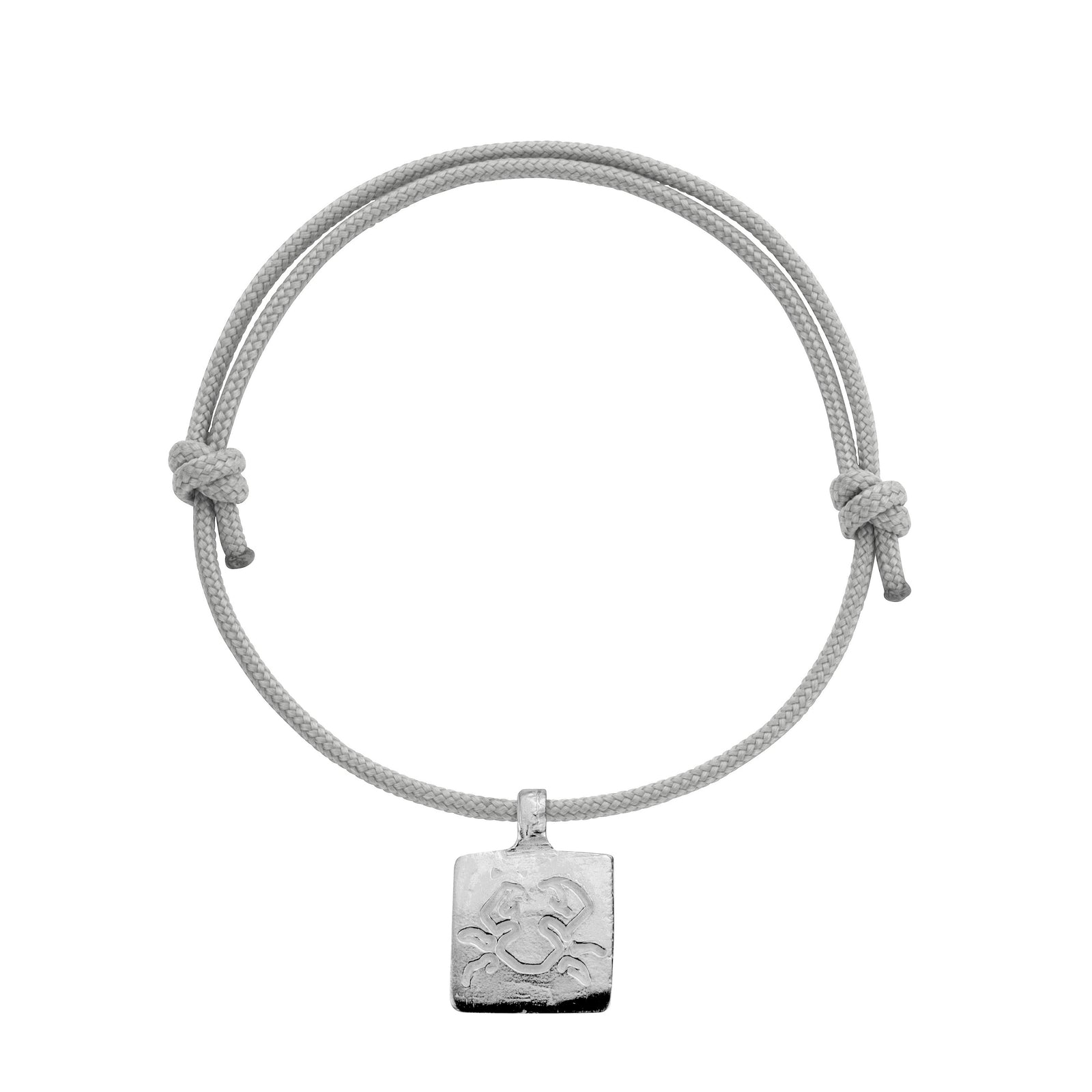 Silver Medium Cancer Horoscope Sailing Rope