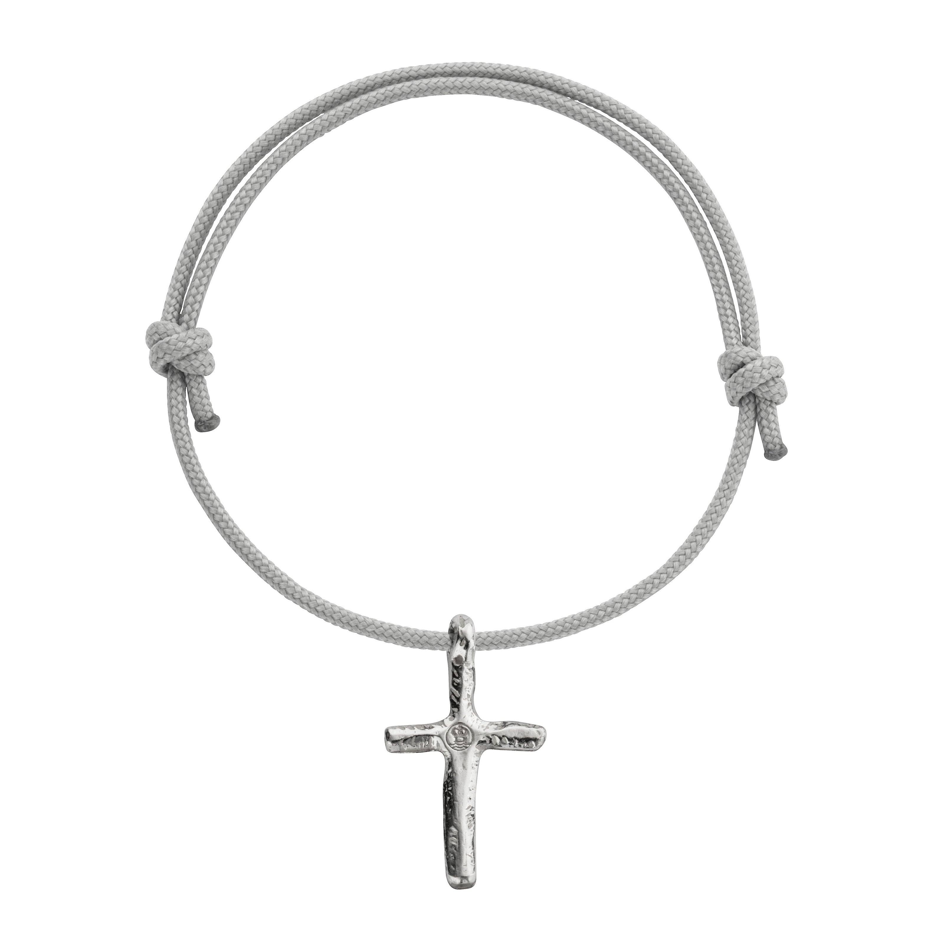 Silver Medium Cross Sailing Rope