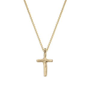 Gold Medium Cross Necklace