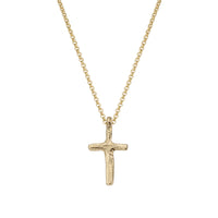 Gold Medium Cross Necklace