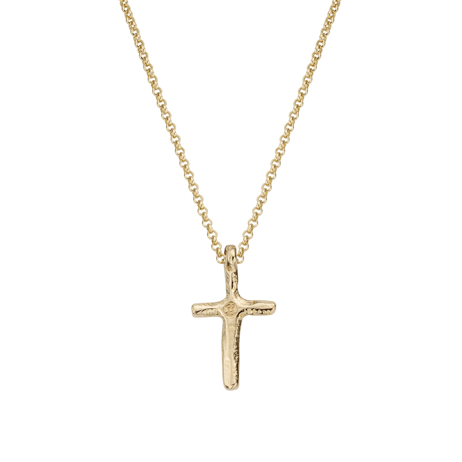 Gold Medium Cross Necklace