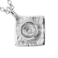 Silver Medium Graduation Cap Necklace