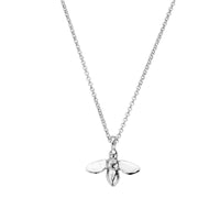 Silver Large Honey Bee Necklace