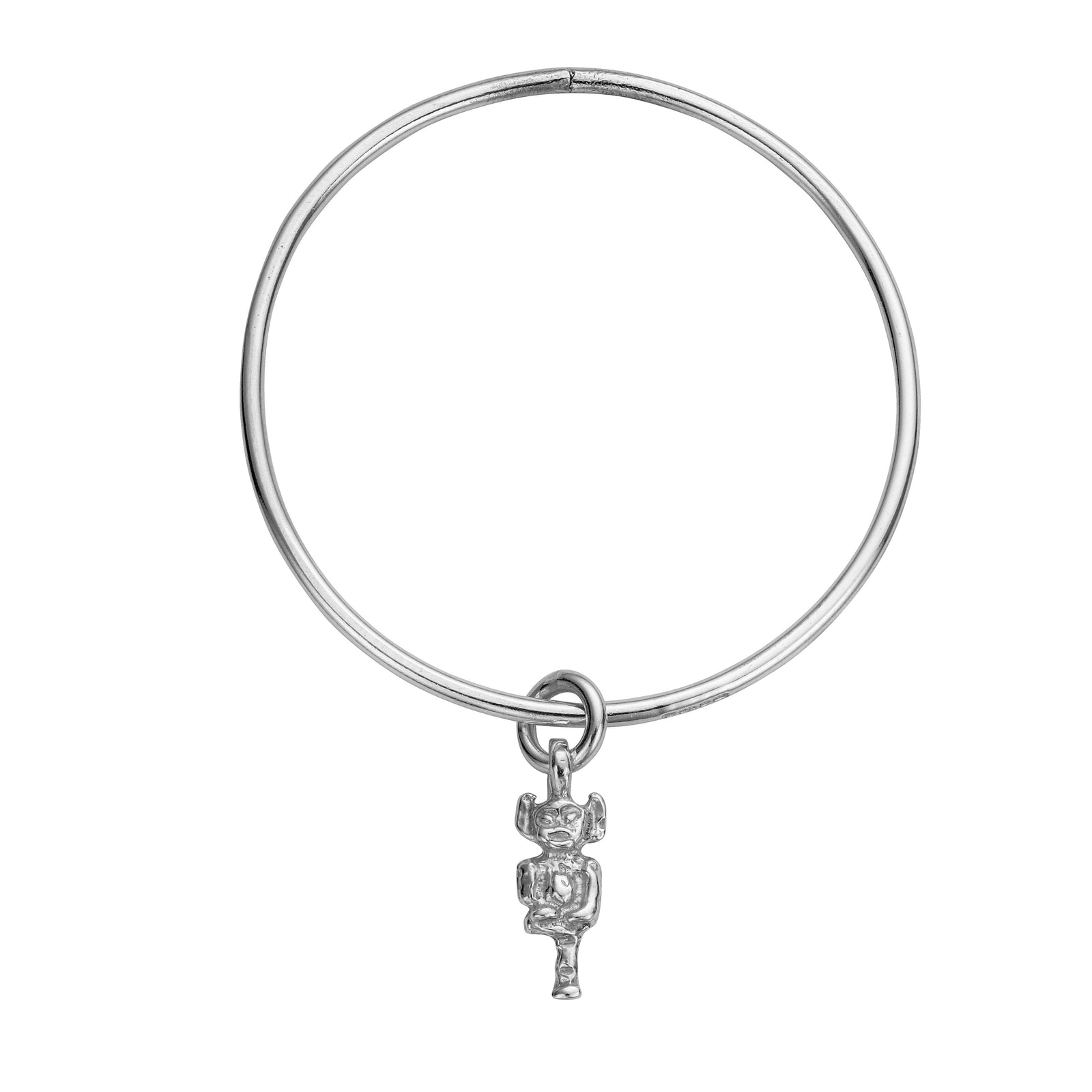Silver Medium Lincoln Imp Bangle