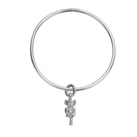 Silver Medium Lincoln Imp Bangle