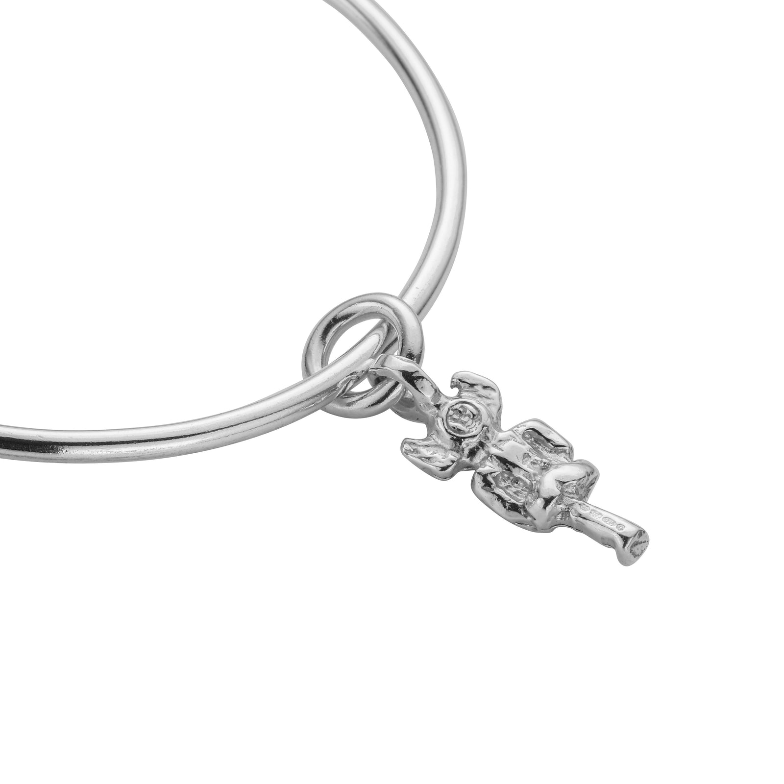 Silver Medium Lincoln Imp Bangle