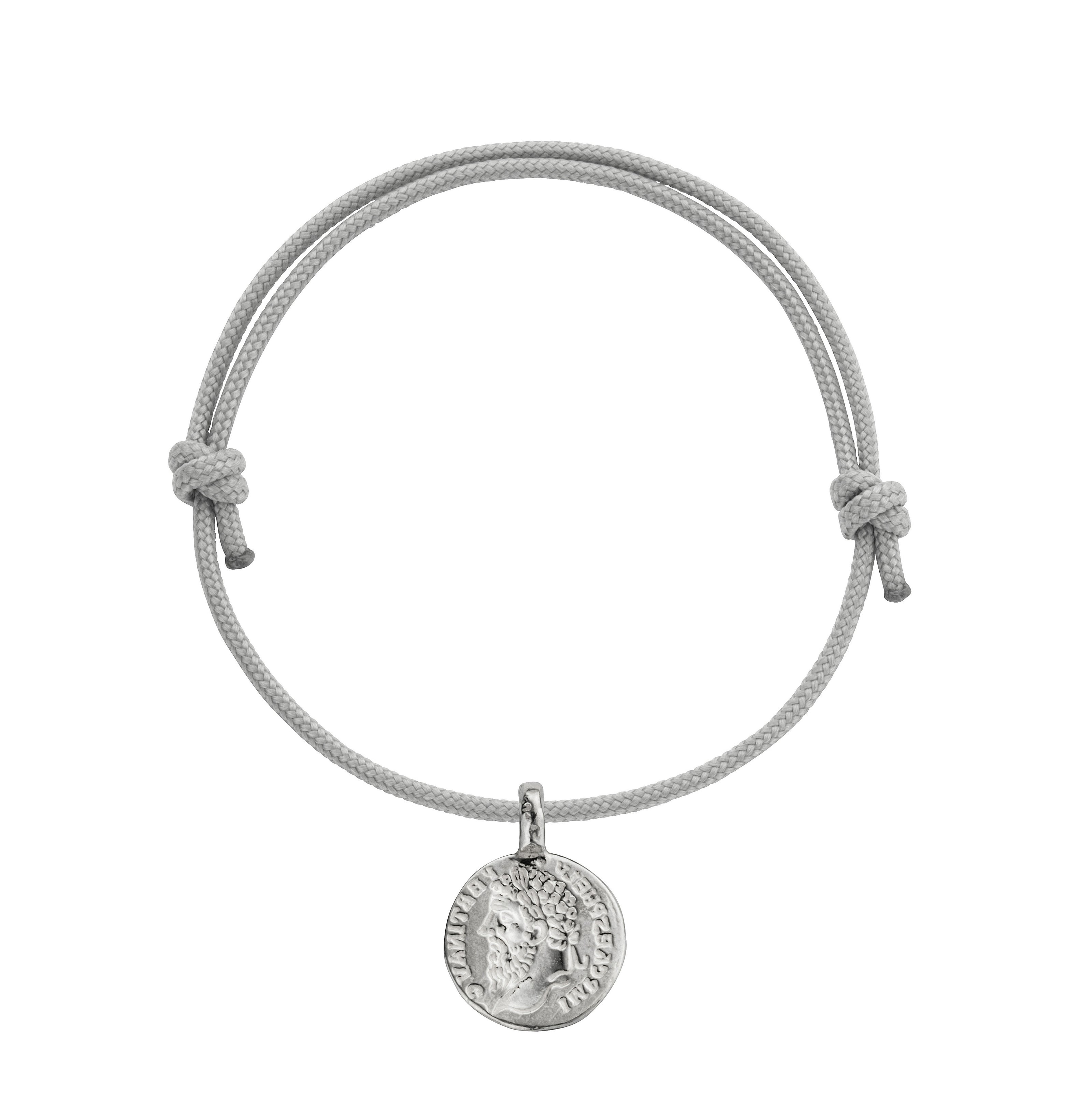 Silver Medium Roman Coin Sailing Rope