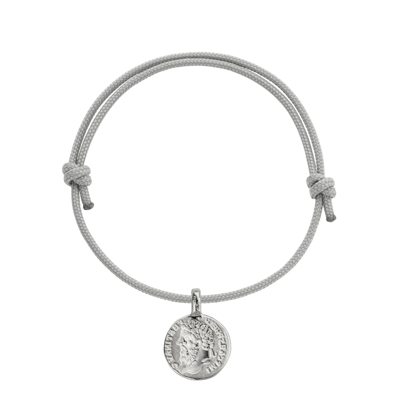 Silver Medium Roman Coin Sailing Rope