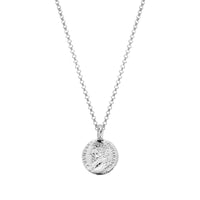 Silver Medium Roman Coin Necklace