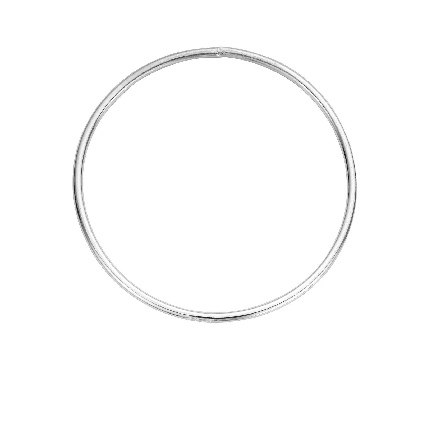 Unhallmarked - Silver Plain Midi Stack Bangle