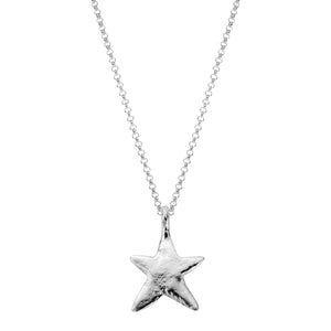 Silver Midi Star Necklace