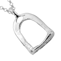 Silver Medium Original Stirrup Necklace