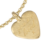 Gold Medium You Are Loved Chain Bracelet