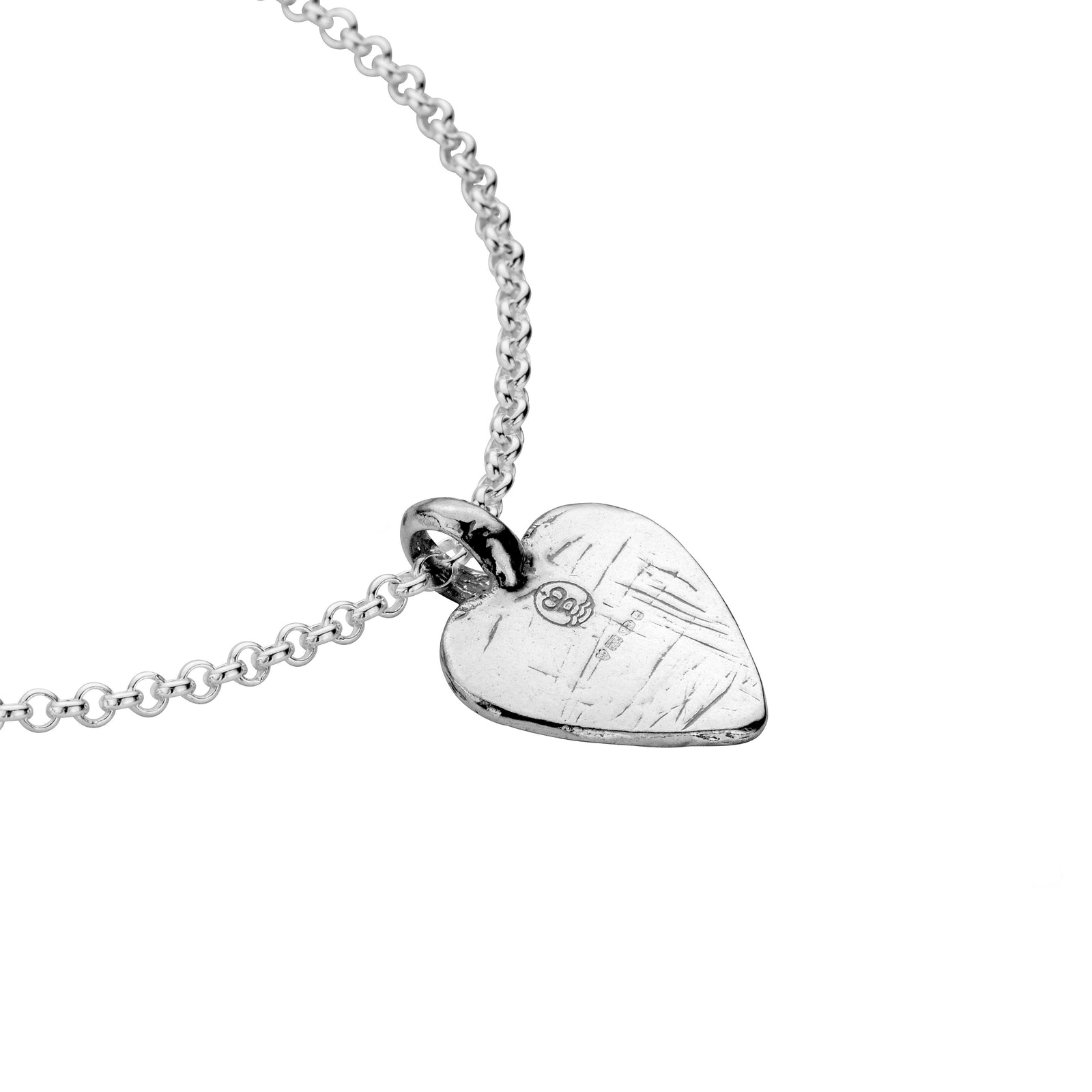 Silver Medium You Are Loved Chain Bracelet