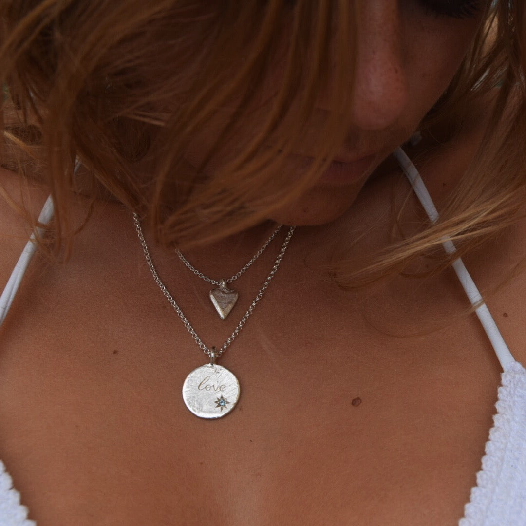 Silver Mini Heart Necklace