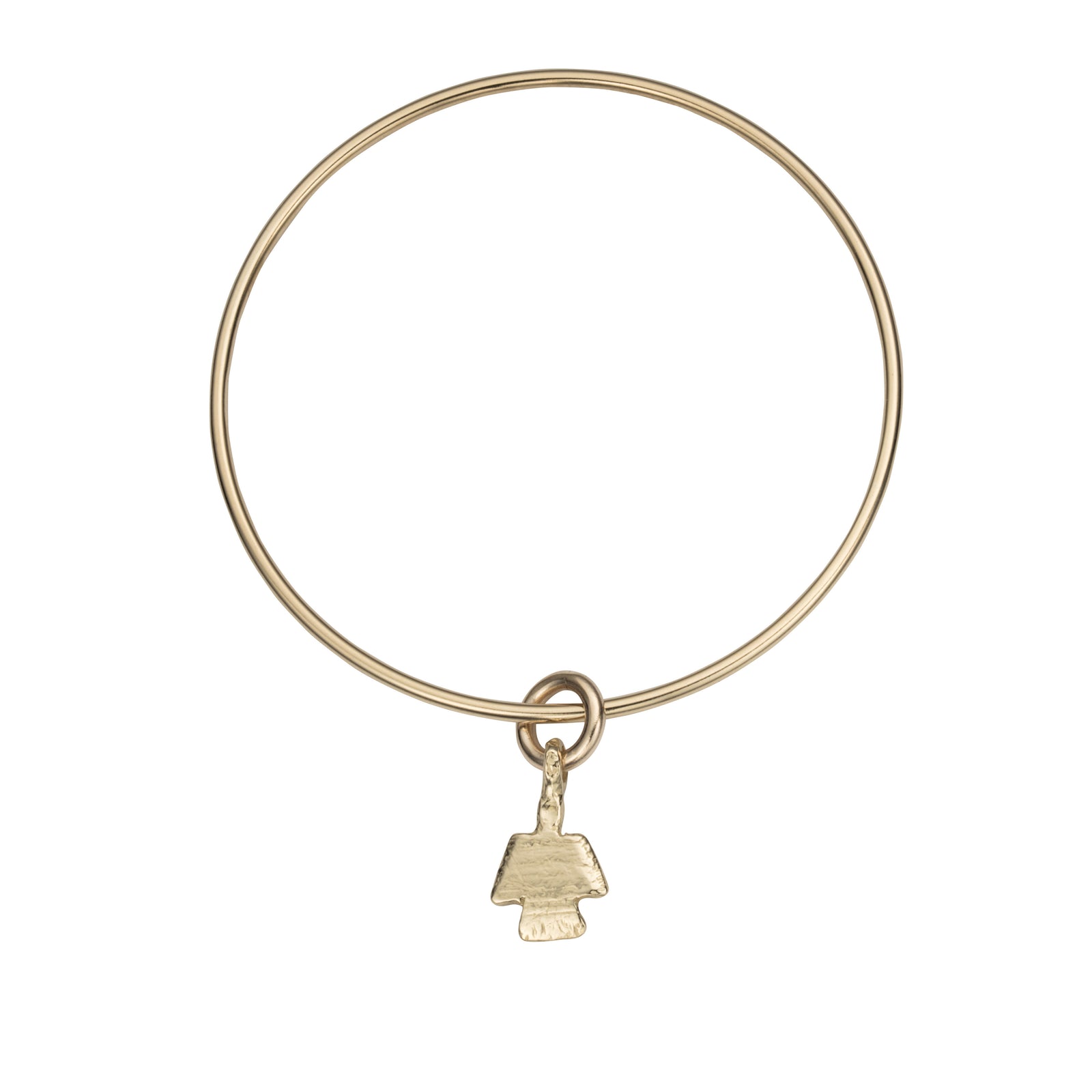 Gold Mini Angel Bangle