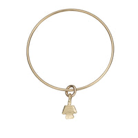 Gold Mini Angel Bangle