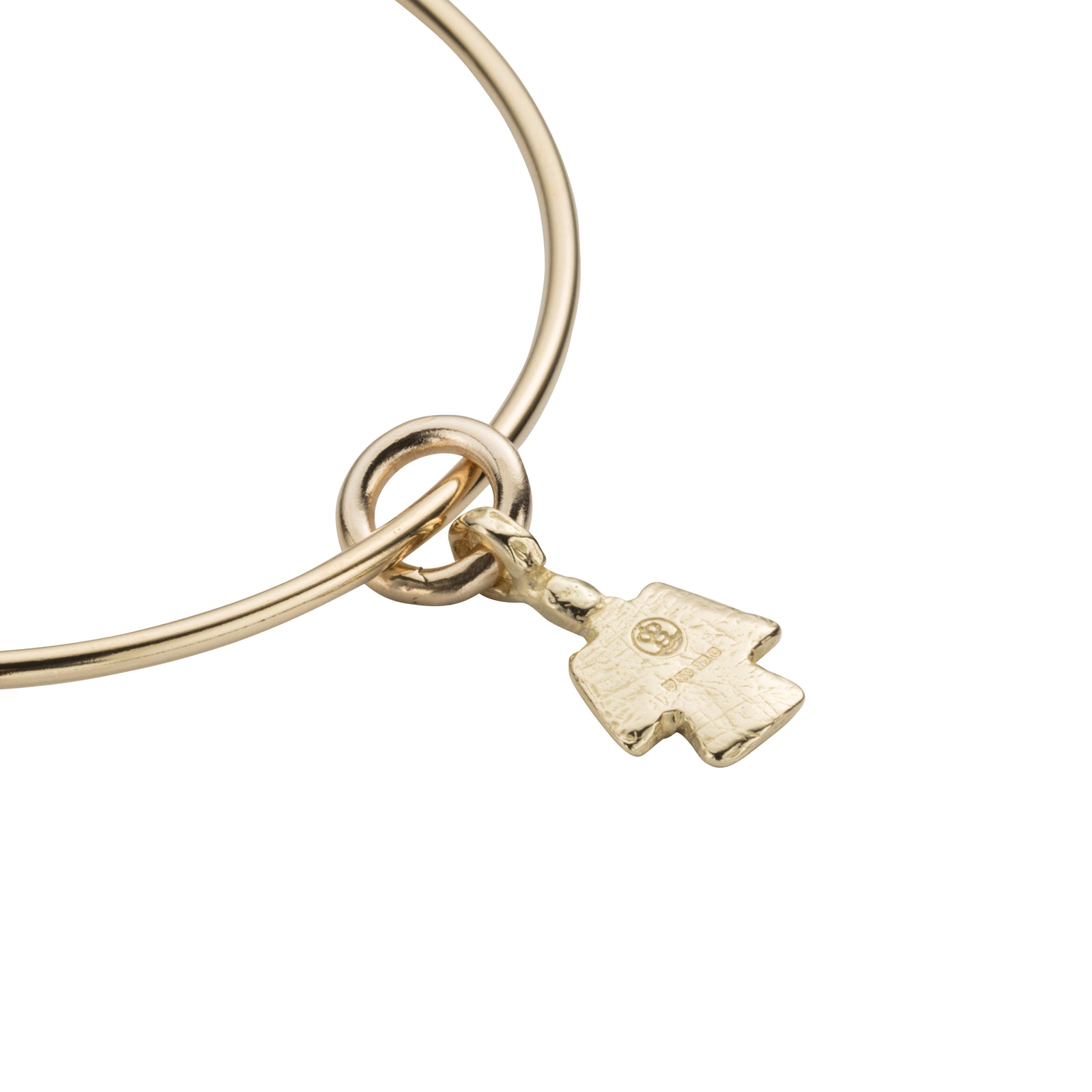Gold Mini Angel Bangle