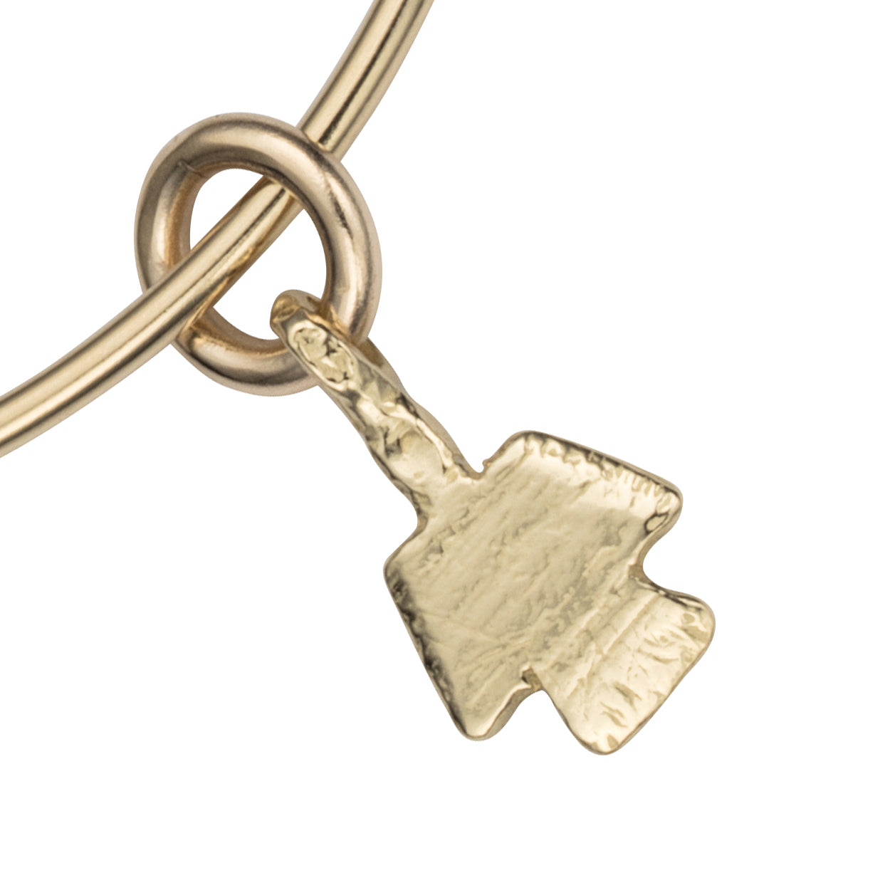 Gold Mini Angel Bangle