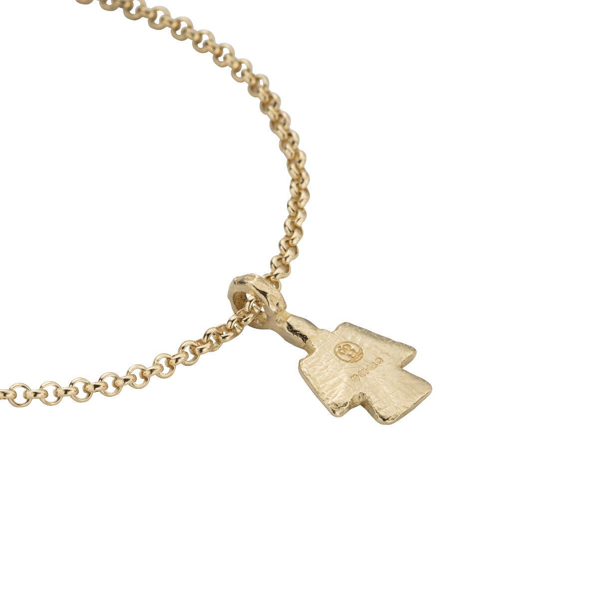Gold Mini Angel Chain Bracelet