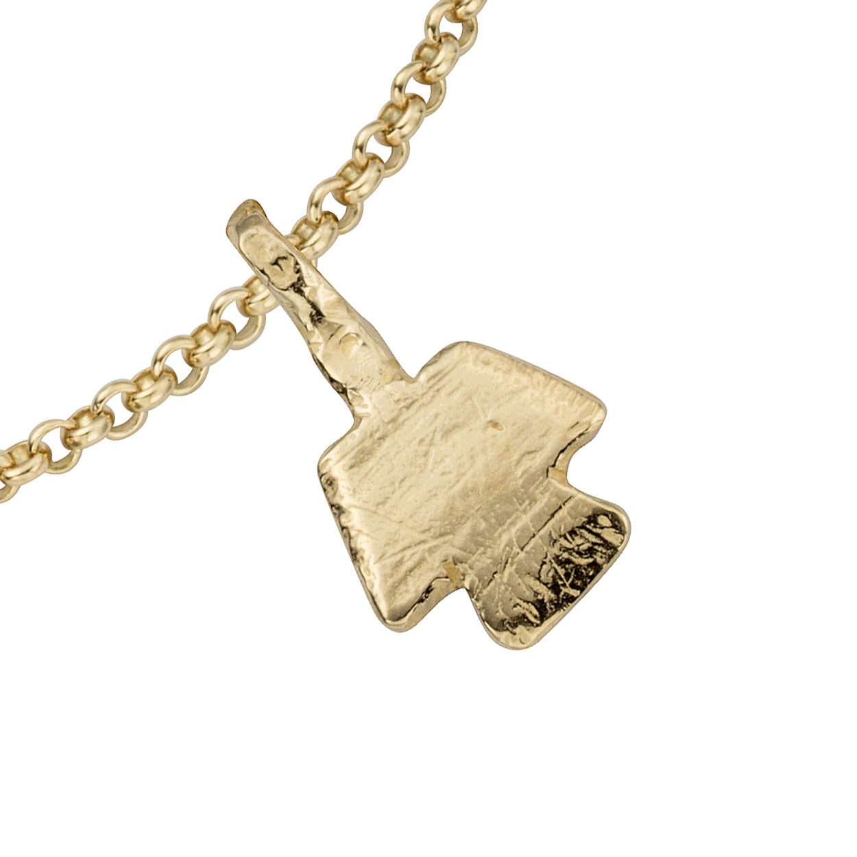 Gold Mini Angel Chain Bracelet