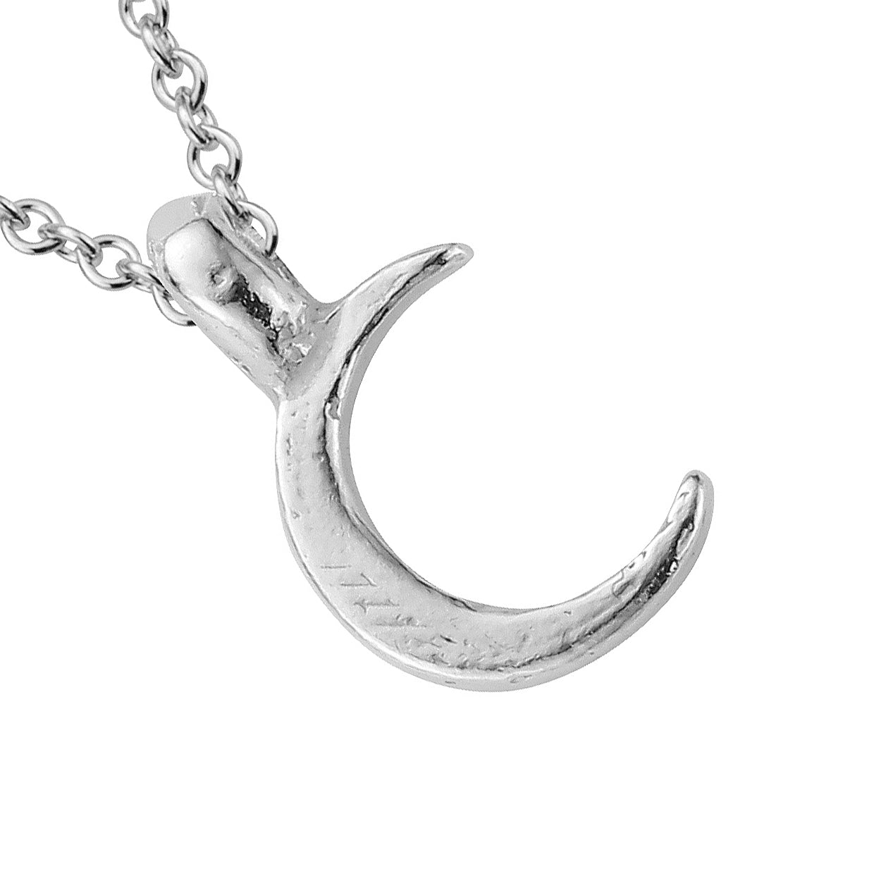 Silver Mini Crescent Moon Charm