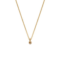 Gold Mini Diamond Necklace