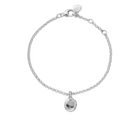 Silver Mini Disc Chain Bracelet