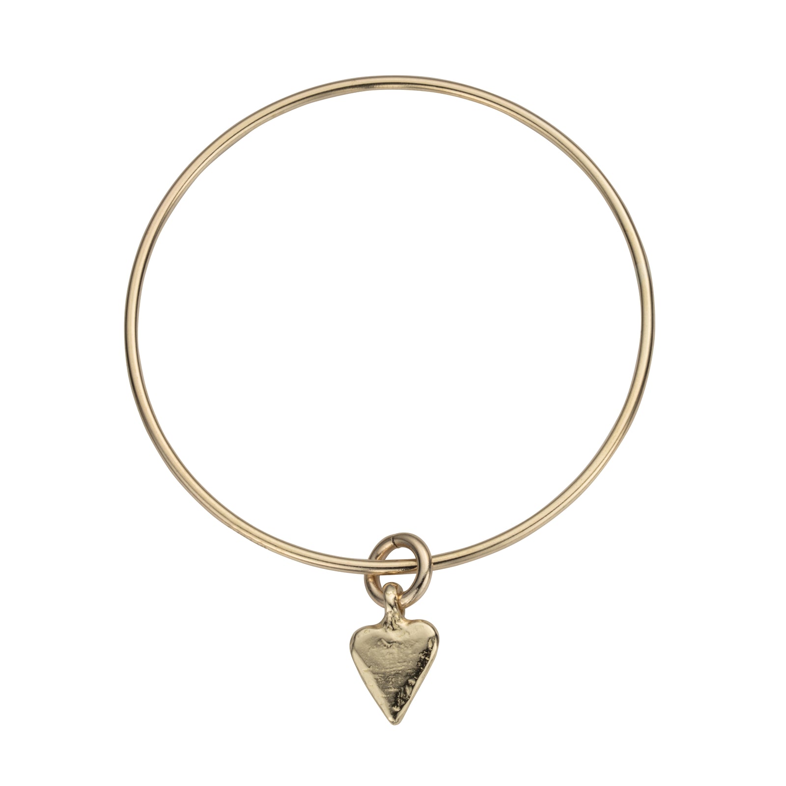 Gold Mini Heart Bangle