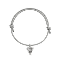 Silver Mini Heart Sailing Rope With Handwriting