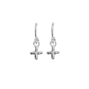 Mini Cupid Hoops With Mini Kiss Charms