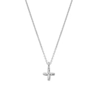 Silver Mini Kiss Necklace