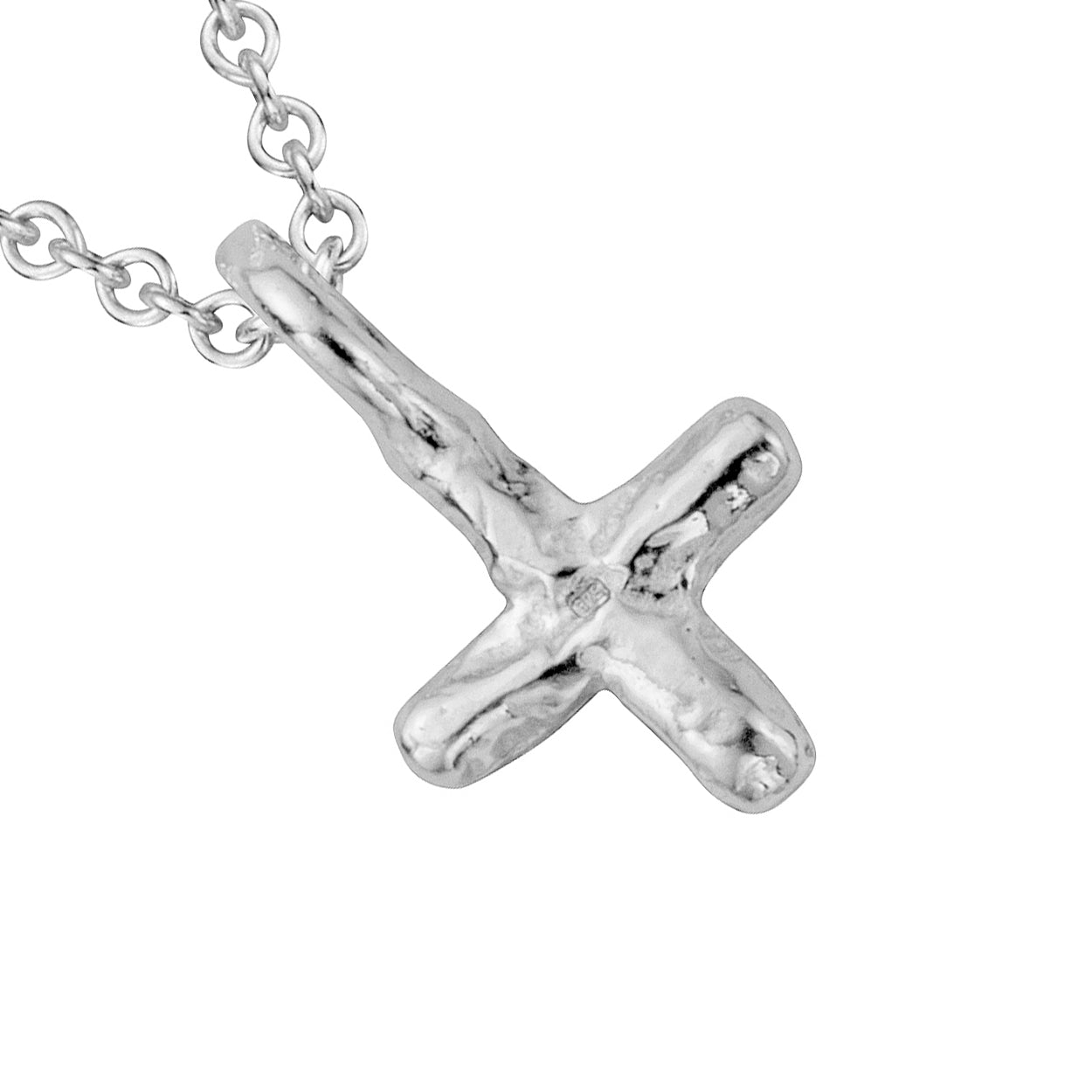 Silver Mini Kiss Necklace
