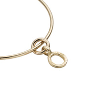 Gold Mini Open Circle Bangle