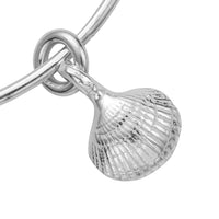 Silver Mini Shell Bangle