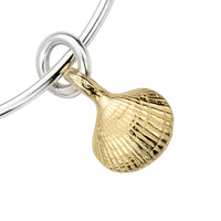 Silver & Gold Mini Shell Bangle