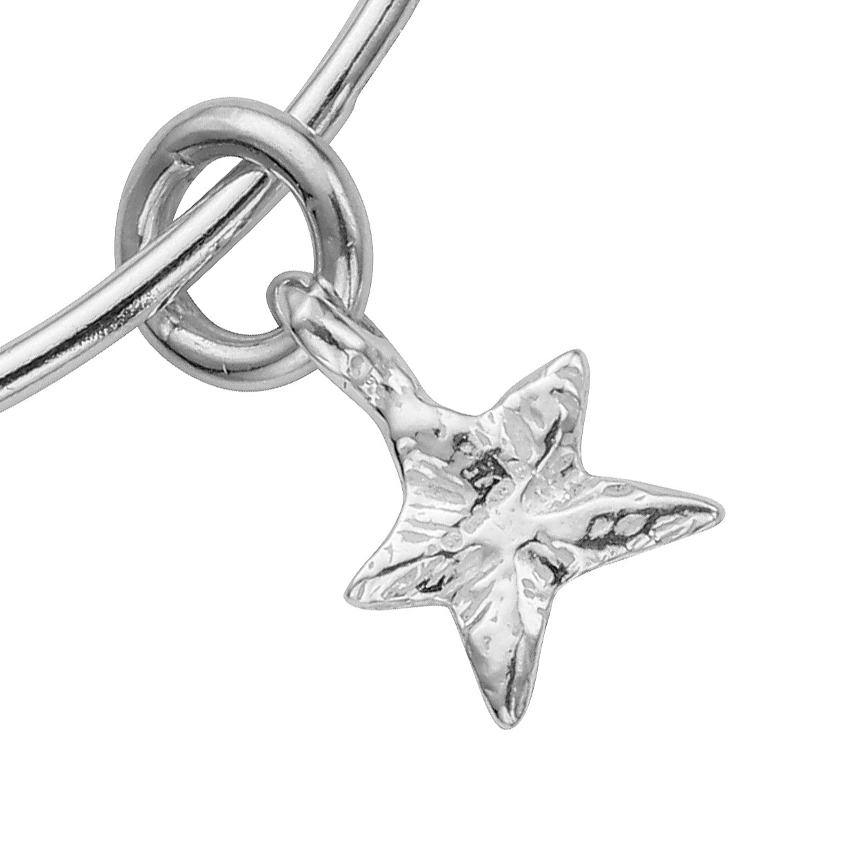 Silver Mini Star Bangle