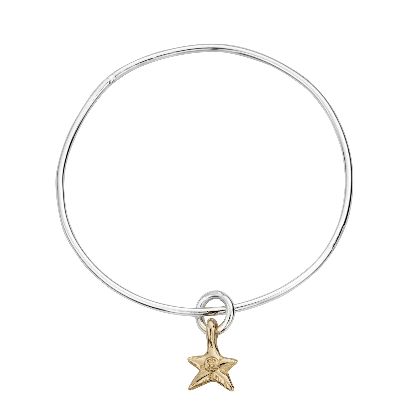 Silver & Gold Mini Star Bangle