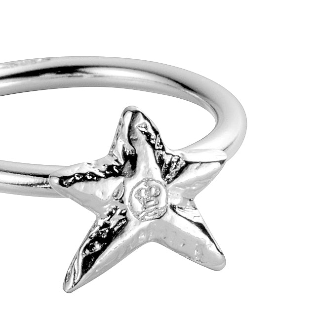 Silver Mini Star Love Struck Ring