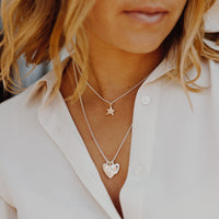 Silver & Gold Mini Star Necklace