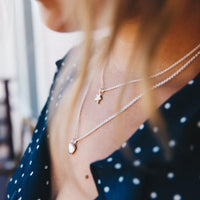 Silver & Gold Mini Star Necklace