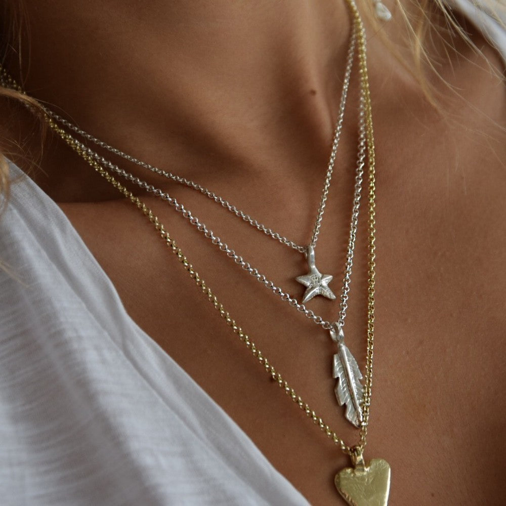 Silver Mini Star Necklace