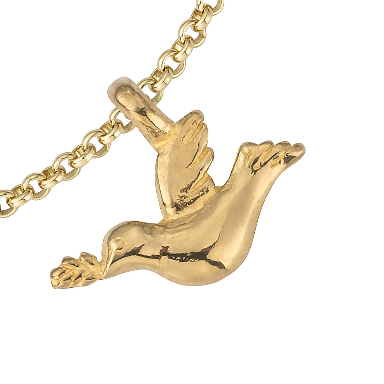 Gold Mini Turtle Dove Chain Bracelet