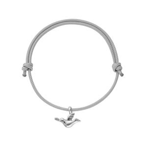 Silver Mini Turtle Dove Sailing Rope