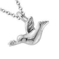 Silver Mini Turtle Dove Necklace