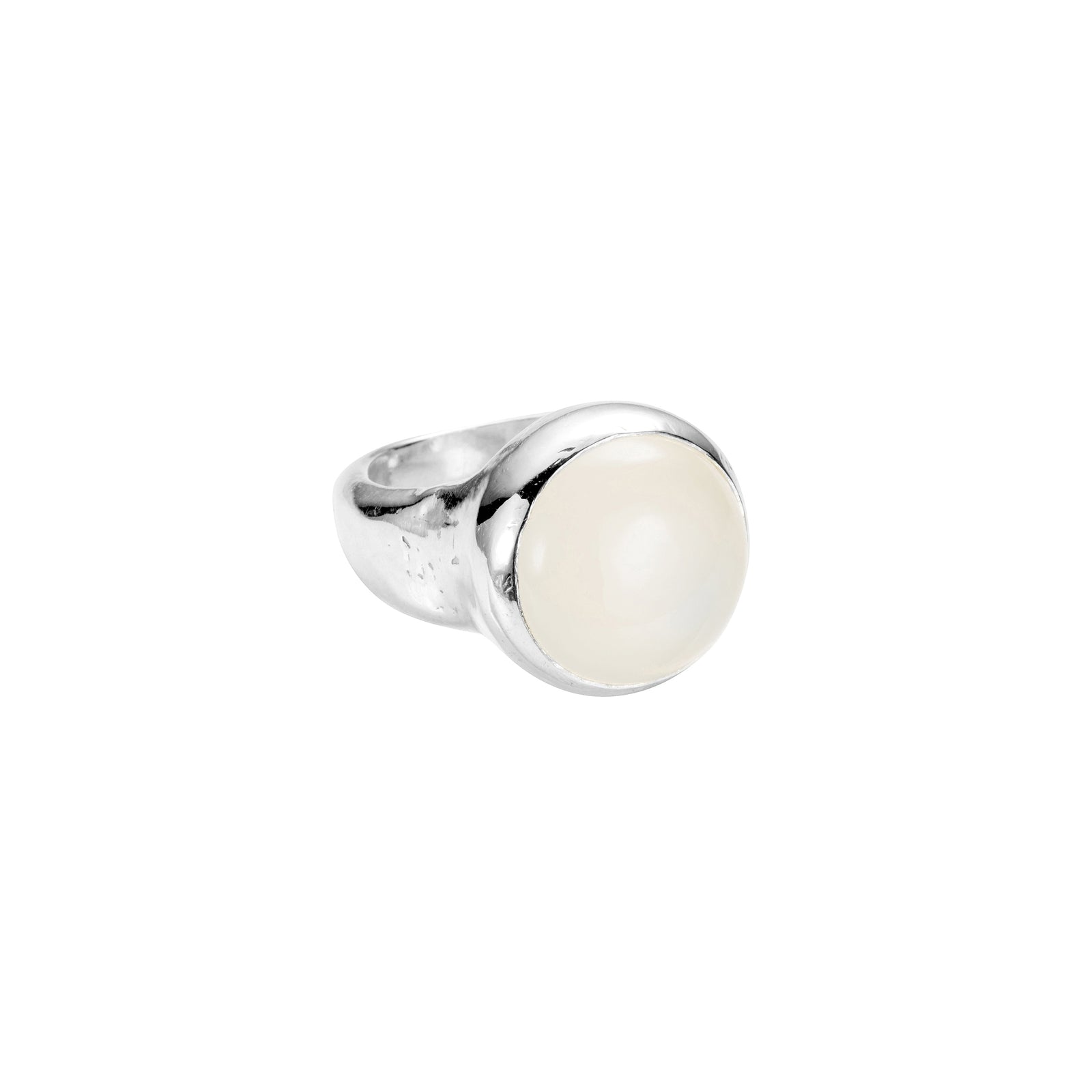 Silver Moonstone Mood Ring