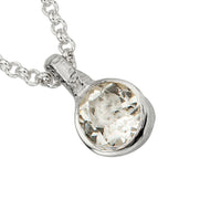 Silver Clear Quartz Original Baby Treasure Necklace