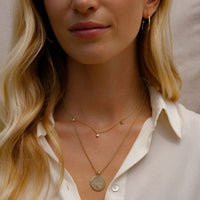 Personalised Gold Diamond Midnight Moon Necklace