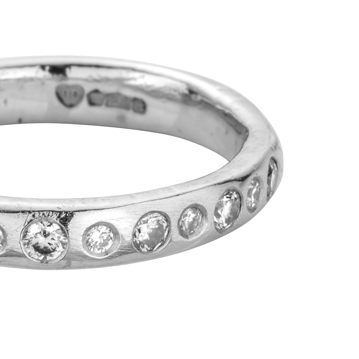 Platinum 13 Diamond Posey Ring