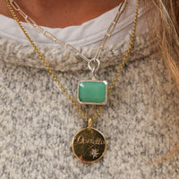 Portofino Chrysoprase Trace Chain Necklace